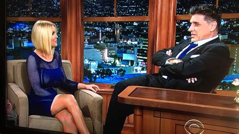 Carrie Keagans see thru outfit on The Craig Ferguson Show